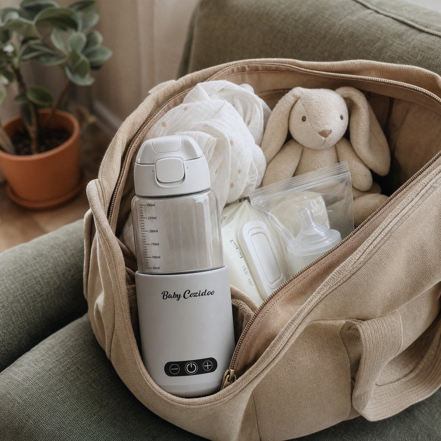 Babycozidoo packed in a nappy bag ready for a Byron weekend trip